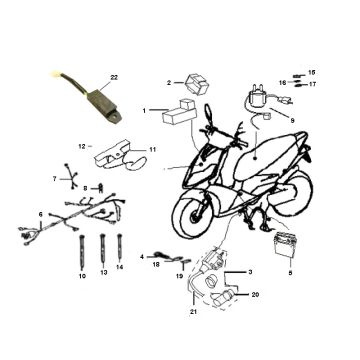 Pièces électriques Generic Ideo white 2010 2 temps 25