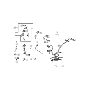 Pièces électriques Kymco Agility Delivery 4 temps euro4 blanc
