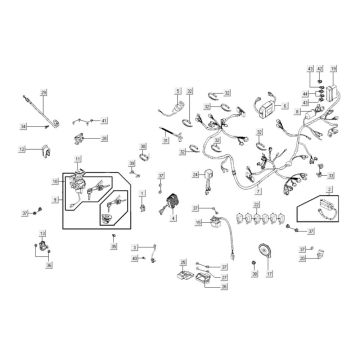 Pièces électriques Kymco Xciting 400i Matt Black