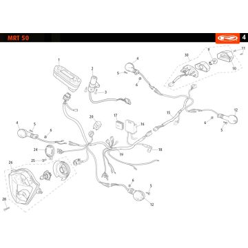 Pièces électriques Rieju MRT SM black lim 2010 2 temps