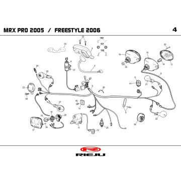 Pièces électriques Rieju MRX pro black 2006 2 temps