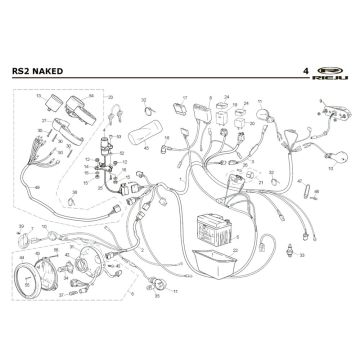 Pièces électriques Rieju Rs2 Naked blue 2005 2 temps