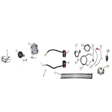 Pièces électriques Turbo Cx-50 4 temps