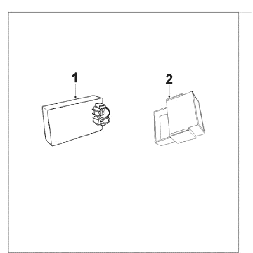 Pièce électronique Peugeot Speedfight 3 4 temps rouge
