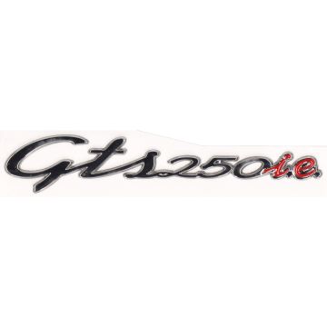 Emblème Vespa Gts 250ie Chrome (145x28mm) d'origine
