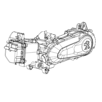 Engine Peugeot Django 125 EFI E4 2018-2020