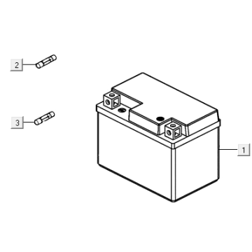 Batterie Kymco Agility 16+ 4T 150I E4