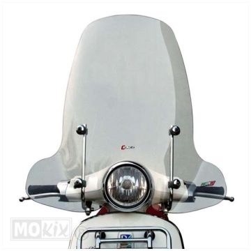 Pare-brise haut clair Vespa Primavera 50-125-150 2013-> /Vespa Elettrica Faco