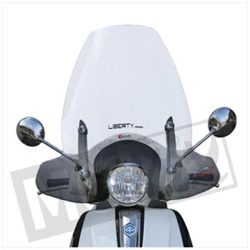 Pare-brise haut clair Piaggio liberty I-Get/ S I-Get 50-125-150 2016-2022 Faco
