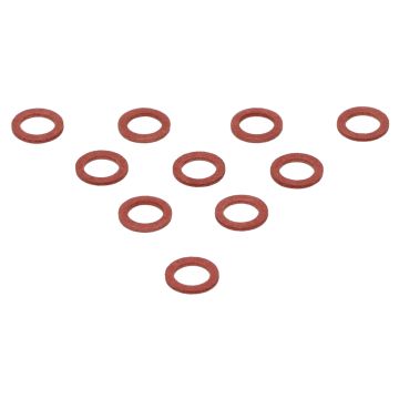 10 anneaux en fibre de 6,5 x 10 mm