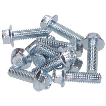 Boulons de carter à bride Sw8 M6x20 vierges 10 pièces