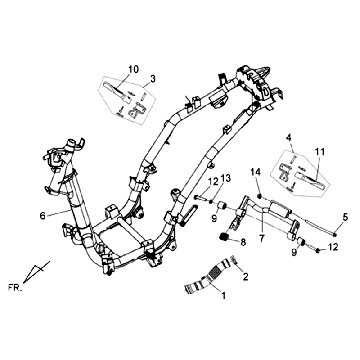 Cadre Sym Allo (WH871) champagne