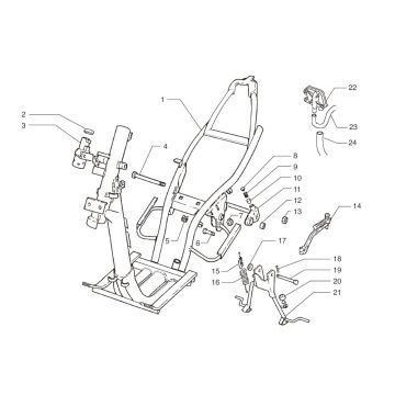 Cadre Beta Ark-K LC bleu 2004 2 temps