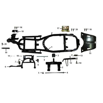 Cadre Senzo RivaLux S 4 temps