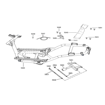 Eléments du cadre Neco Lola gris crème