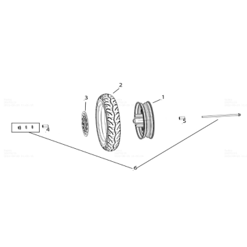 Roue avant Yadea E8S