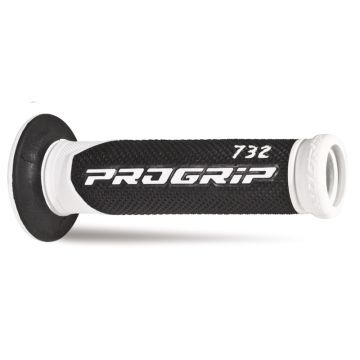 Poignées trottinette Progrip 732 noir/blanc