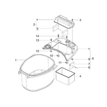 Coffre à casque Vespa S 50 2T AC