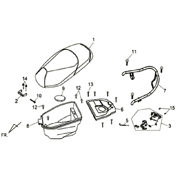 Porte-casque Sym Allo (WH871) champagne