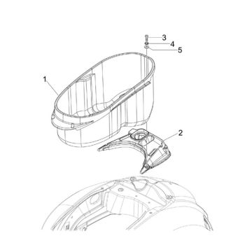 Boite à casque GTS 125 IU