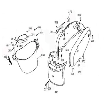 Helmbak - Casquettes China Flash /Pico noir