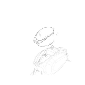 Coffre à casque Vespa Sprint 125 3V ie ABS Euro 5 2021