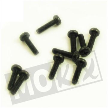 METAL SCHR.M5X20 CROIX TÊTE NOIRE 10 PCS