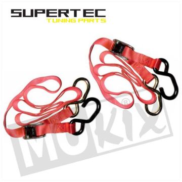 Tei-Downs Tie straps rouges 2 pièces