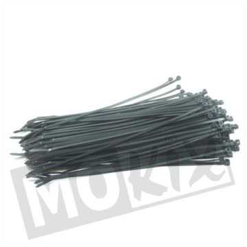 100 pièces TEI-RIPS 300 mm 4,8 mm NOIR