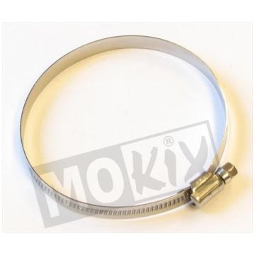 COLLIER DE SERRAGE 9mm en acier inoxydable 70x90mm p/pc