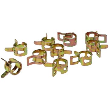 Chaînede serrage 8 mm pour tuyau d'essence 20 pièces Borne de qualité A