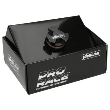 boulon de bouchon de remplissage d'huile aluminium cnc Senda m16x1.5 noir Yasuni pro race