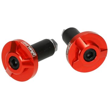 Jeu de poids d'équilibrage de guidon aluminium cnc 22mm rouge Yasuni pro race