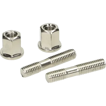 JEU DE GOUJONS D'ÉCHAPPEMENT avec écrous extra longs de qualité A M6x32mm de longueur