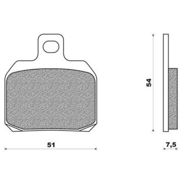 Jeu de plaquettes de frein Newfren qualité A DP2177