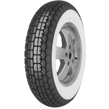 Pneu 3.50-8 Mitas B13 white wall TT 46J