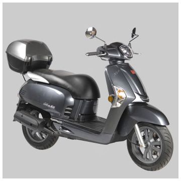 Topcase Kymco Like gris foncé