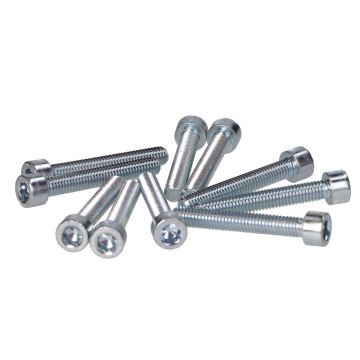 Boulon hexagonal M6x40 galvanisé 10 pièces