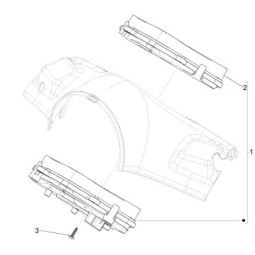 Groupe d'instruments - Cruscotto Vespa Primavera 125 4T 3V IE ABS