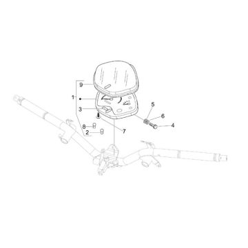 Compteur Piaggio Liberty 2 temps