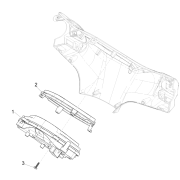 Groupe d'instruments - Cruscotto Piaggio Liberty 50 4 temps