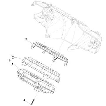 Compteur - Piaggio Medley 150 ie ABS Euro 4 2016-2020