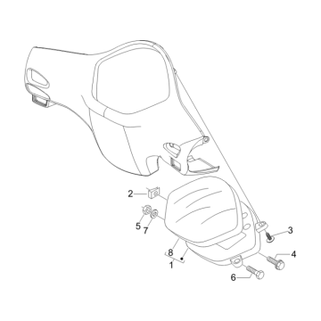 Compteur - Vespa GTS 250 ie 2005-2009 (avec ABS)