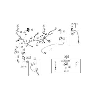 Faisceau de câbles Kymco MXU 150