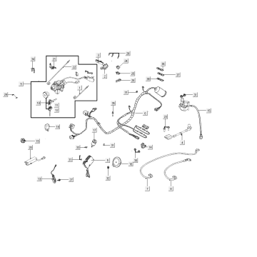 Faisceau de câbles Kymco People S 50i E4 Matt Grey