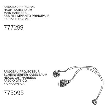 Faisceau de câbles Peugeot Speedfight 3 50 4T AC