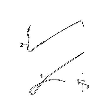 Câbles Peugeot Ludix 12 noirs