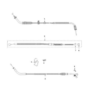 Câbles Peugeot Vivacity 3 4 temps