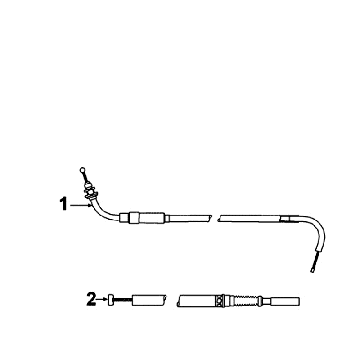 Câbles Peugeot Vivacity Bleu