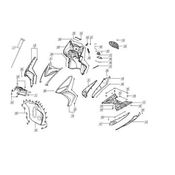 cagoules AGILITY 16+ 4T 125 Argent Métallique Mat